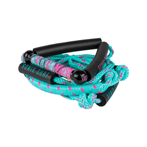 Ronix Women's Bungee Surf Rope 10" Handle 25ft 4-Section Rope